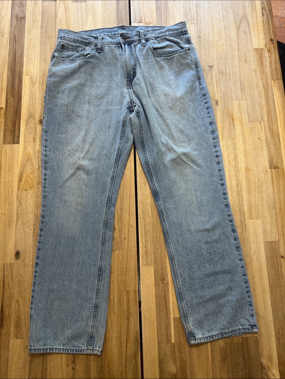 Old Navy Men's Straight Jeans in Light Denim Blue